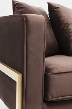 KARE Sofa Loft 3-Sitzer Braun Clearance