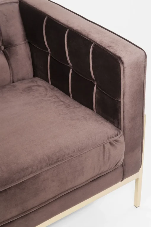 KARE Sofa Loft 3-Sitzer Braun Clearance