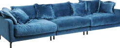 KARE Sofa Lullaby 3-Sitzer Petrol Fashion