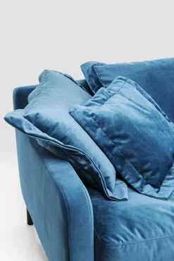 KARE Sofa Lullaby 3-Sitzer Petrol Fashion