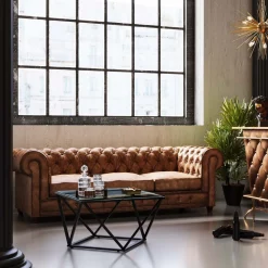 KARE Sofa Oxford 3-Sitzer Vintage Smart Best