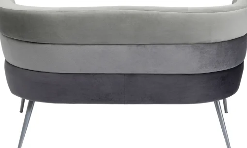 KARE Sofa Sandwich 2-Sitzer Grau Best