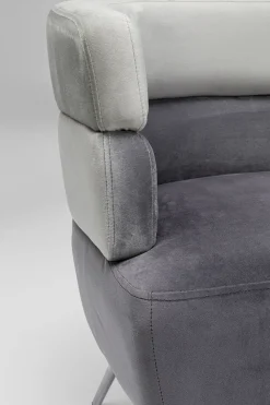 KARE Sofa Sandwich 2-Sitzer Grau Best