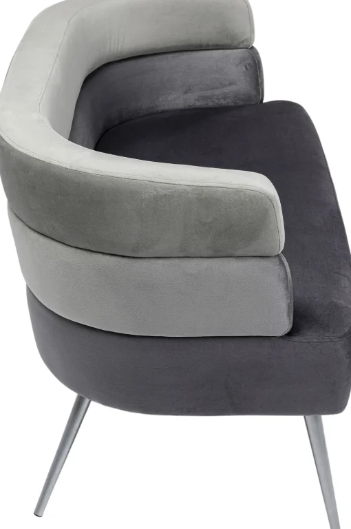 KARE Sofa Sandwich 2-Sitzer Grau Best