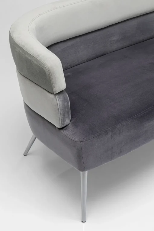 KARE Sofa Sandwich 2-Sitzer Grau Best