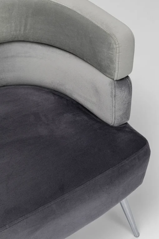 KARE Sofa Sandwich 2-Sitzer Grau Best