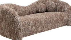 KARE Sofa 2-Sitzer Livia Melange Braun 201cm Fashion