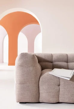 KARE Sofa 3-Sitzer Salamanca Hellbraun 240cm Discount