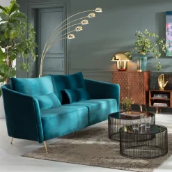 KARE Sofa Vegas Forever 3-Sitzer Petrol Online