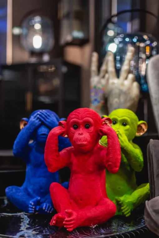 KARE Spardose Monkey Iwazaru Grün Discount