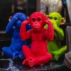 KARE Spardose Monkey Iwazaru Grün Discount