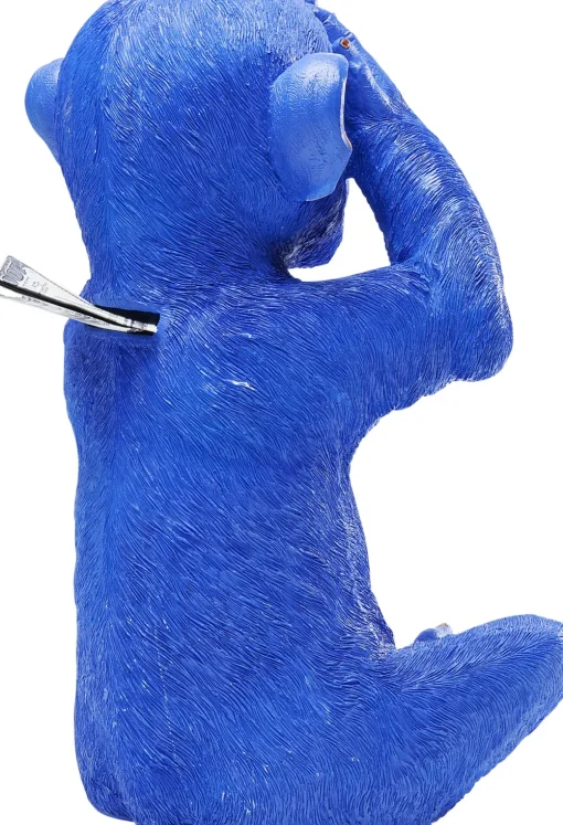 KARE Spardose Monkey Mizaru Blau Discount