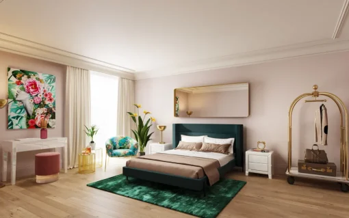 KARE Spiegel Curve MO Brass 70x200cm New