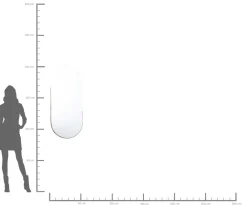 KARE Spiegel Hipster Oval 50x114cm Sale
