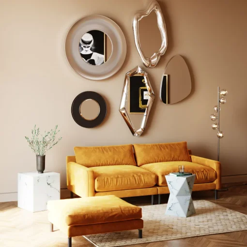 KARE Spiegel Hologram Silber 117x68cm Hot