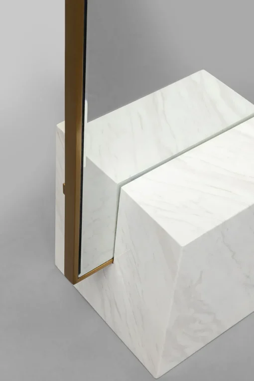 KARE Standspiegel Hulda Messing 46x180cm Outlet