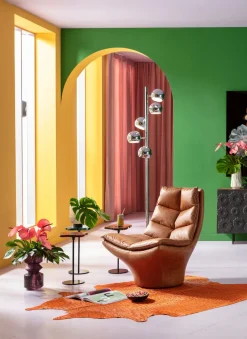 KARE Stehleuchte Calotta Chrome 5er New