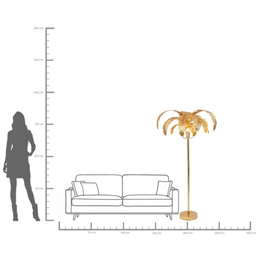KARE Stehleuchte Palmera 170cm Best