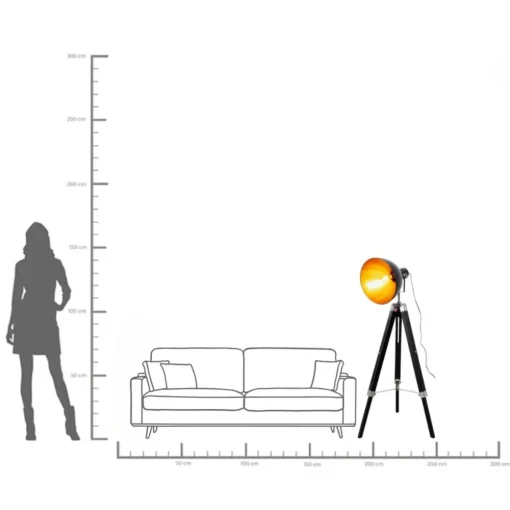KARE Stehleuchte Vista 140cm Fashion