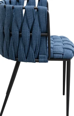 KARE Stuhl Saluti Blau New