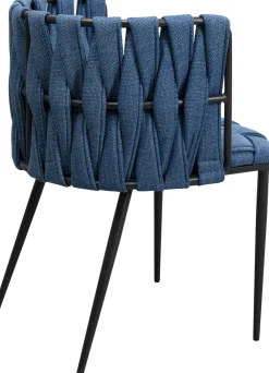 KARE Stuhl Saluti Blau New