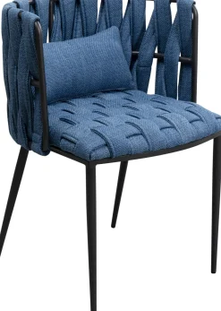 KARE Stuhl Saluti Blau New