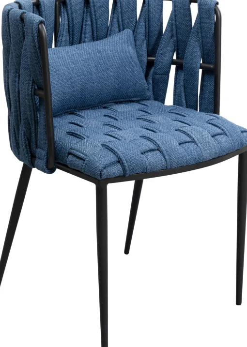 KARE Stuhl Saluti Blau New