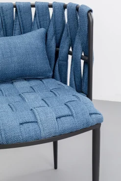 KARE Stuhl Saluti Blau New