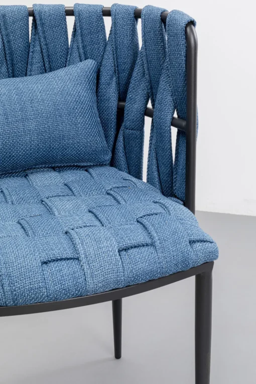 KARE Stuhl Saluti Blau New