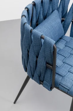 KARE Stuhl Saluti Blau New