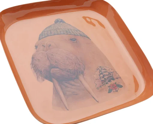 KARE Tablett Ego Walrus 21x21cm Sale