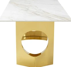KARE Tisch Eternity Oho Gold Keramik 180x90cm Best