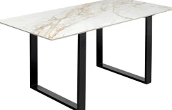KARE Tisch Eternity Schwarz 160x80cm Outlet