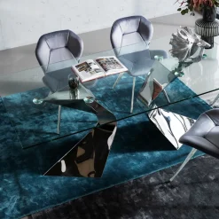 KARE Tisch Gloria Chrom 200x100cm Clearance