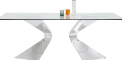 KARE Tisch Gloria Chrom 200x100cm Clearance