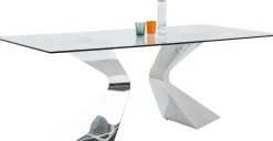 KARE Tisch Gloria Chrom 200x100cm Clearance