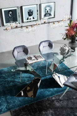 KARE Tisch Gloria Chrom 200x100cm Clearance