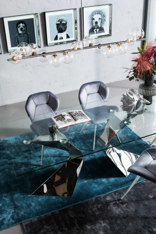 KARE Tisch Gloria Chrom 200x100cm Clearance