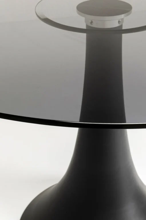 KARE Tisch Grande Possibilita Smoke Glas Ø110cm Fashion
