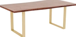 KARE Tisch Harmony Dunkel Brass 180x90 Fashion