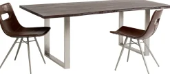 KARE Tisch Harmony Dunkel Chrom 160x80 Hot