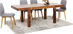 KARE Tisch Momo inkl. 2 Ansteckplatten 120(40+40)x80cm Fashion
