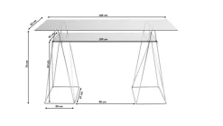 KARE Tisch Polar Chrom 8 mm ESG Clearance