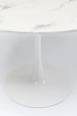 KARE Tisch Schickeria Marmor Weiß Ø80cm Clearance