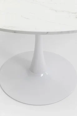 KARE Tisch Schickeria Marmor Weiß Ø110cm Discount