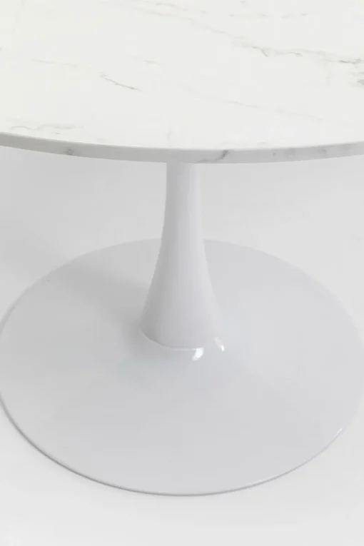 KARE Tisch Schickeria Marmor Weiß Ø110cm Discount