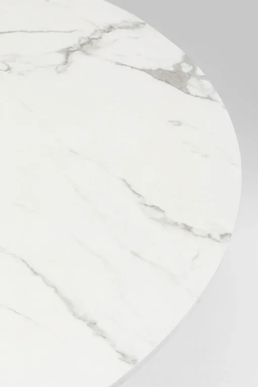 KARE Tisch Schickeria Marmor Weiß Ø110cm Discount