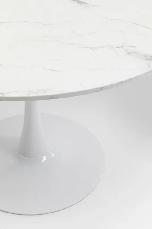 KARE Tisch Schickeria Marmor Weiß Ø110cm Discount