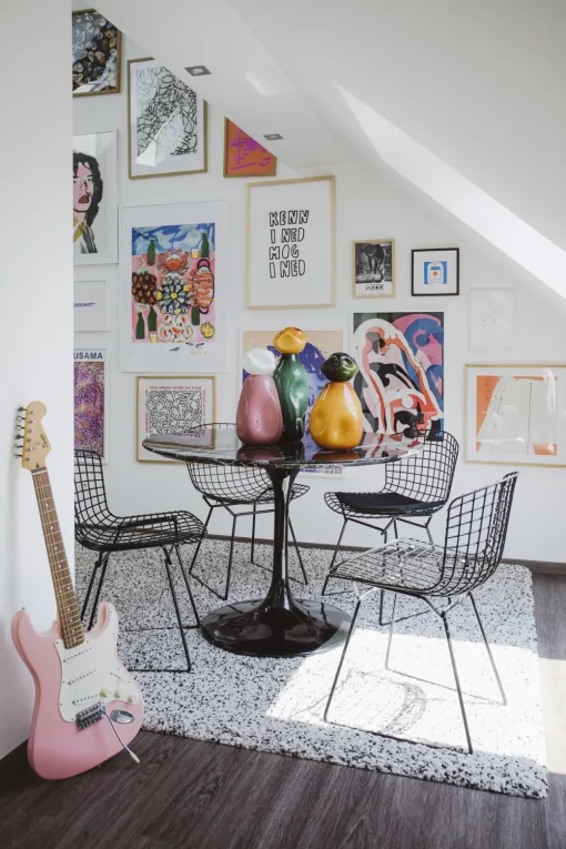 KARE Tisch Solo Marble Schwarz Ø110 Clearance