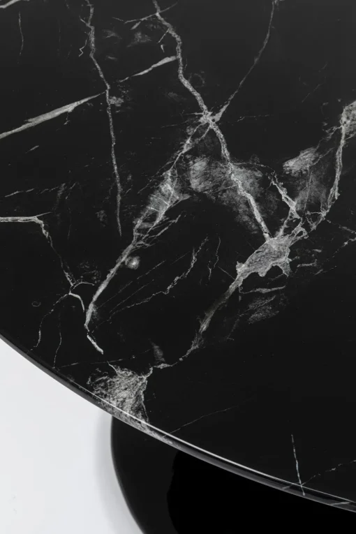 KARE Tisch Solo Marble Schwarz Ø110 Clearance